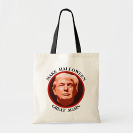 Trump Gör Halloween Underbar Bus eller godis Tygkasse