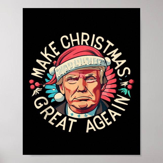 Trump Gör jul Underbar igen 2024 Vinnare Poster (Framsidan)