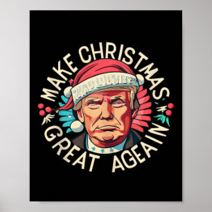 Trump Gör jul Underbar igen 2024 Vinnare Poster