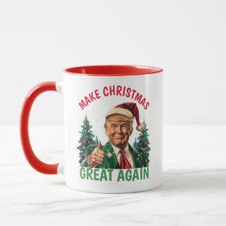 Trump Gör jul Underbar igen jul Mugg