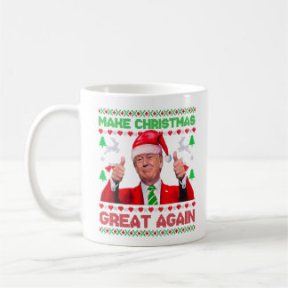 Trump Gör jul Underbar igen julklapp Kaffemugg