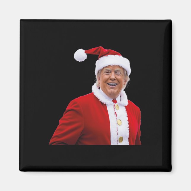 Trump Gör jul Underbar igen jultomtrumpen Magnet (Framsidan)