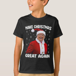 Trump Gör jul Underbar igen jultomtrumpen T Shirt