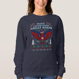 Trump Gör julen Underbar igen, gullig sötare T Shirt