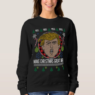 Trump Gör julen Underbar igen, gullig sötare T Shirt