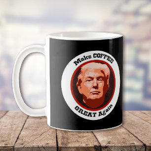 Trump Gör kaffe Underbart Kaffemugg
