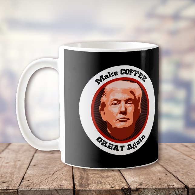 Trump Gör kaffe Underbart Kaffemugg (Skapare uppladdad)