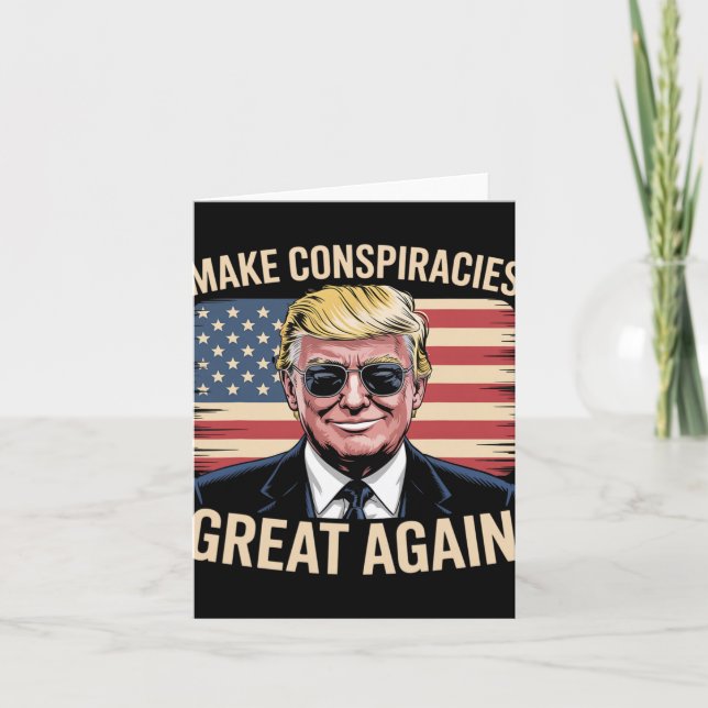 Trump Gör konspirationerna Underbara igen 7 Kort (Framsida)
