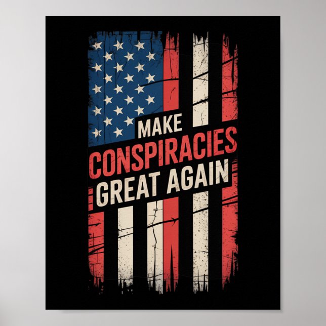 Trump Gör konspirationerna Underbara igen 9 Poster (Framsidan)