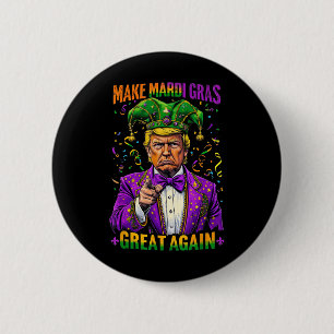 Trump Gör Mardi Gras Underbar igen lustigt Parad Knapp