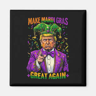 Trump Gör Mardi Gras Underbar igen lustigt Parad Magnet