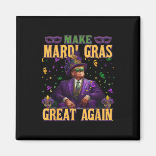 Trump Gör Mardi Gras Underbar igen, roligt Parad C Magnet