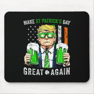 Trump Gör St patricks day Underbar igen iriska Musmatta