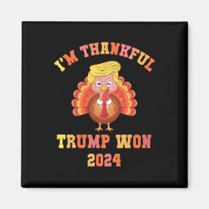 Trump Gör Thanksgivingen Underbar igen Jag är tack Magnet