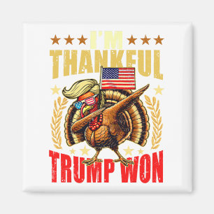 Trump Gör Thanksgivingen Underbar igen Jag är tack Magnet