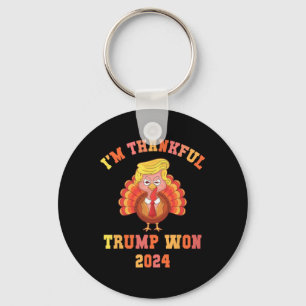 Trump Gör Thanksgivingen Underbar igen Jag är tack Nyckelring