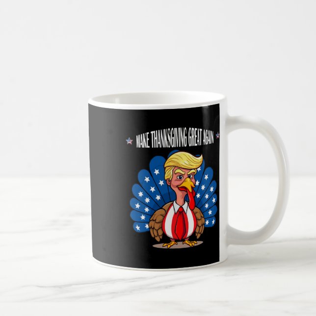 Trump Gör Thanksgivingen Underbar igen Turkiets da Kaffemugg (Höger)