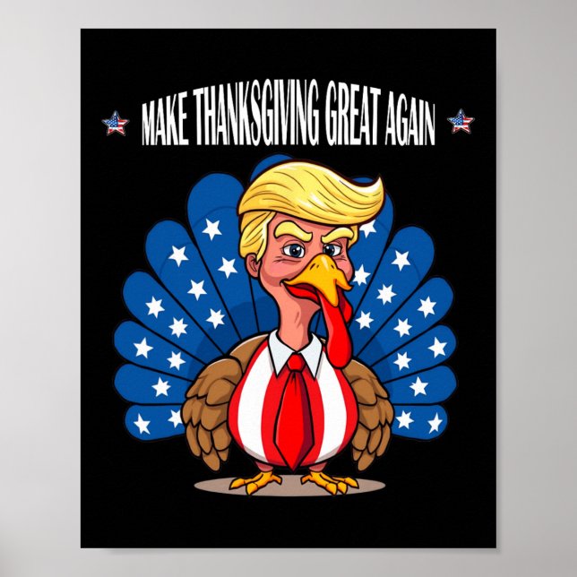 Trump Gör Thanksgivingen Underbar igen Turkiets da Poster (Framsidan)