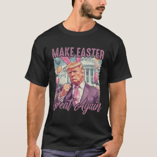 Trump Gör Underbar igen 2025 Glad påsk-ägg T Shirt