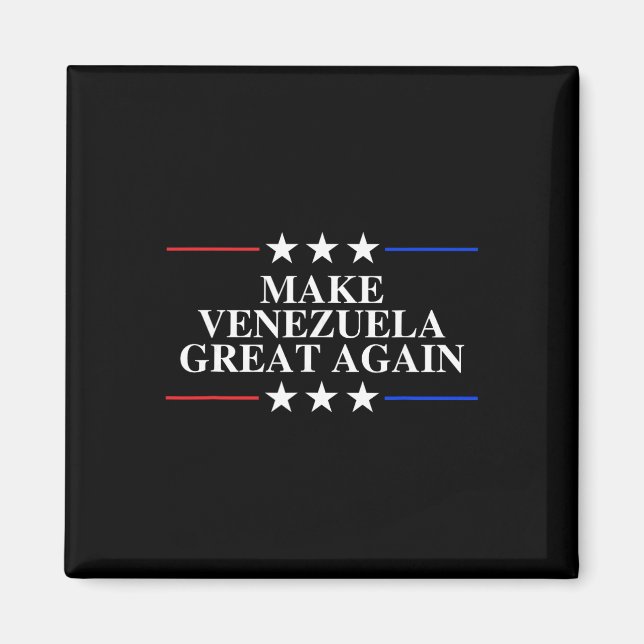 Trump Gör Venezuela Stort Igen _8  Magnet (Framsidan)