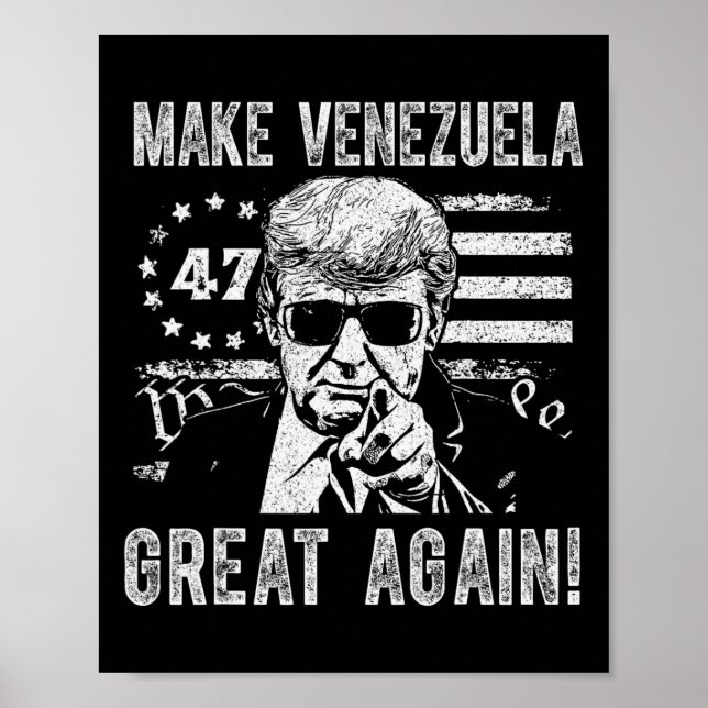 Trump Gör Venezuela Stort Igen  Poster (Framsidan)