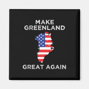 Trump Grönland Gör Grönland Stort Igen Karta  Magnet