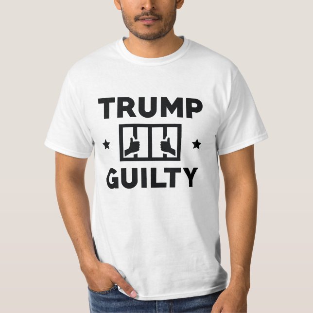 Trump Guilty T Shirt (Framsida)