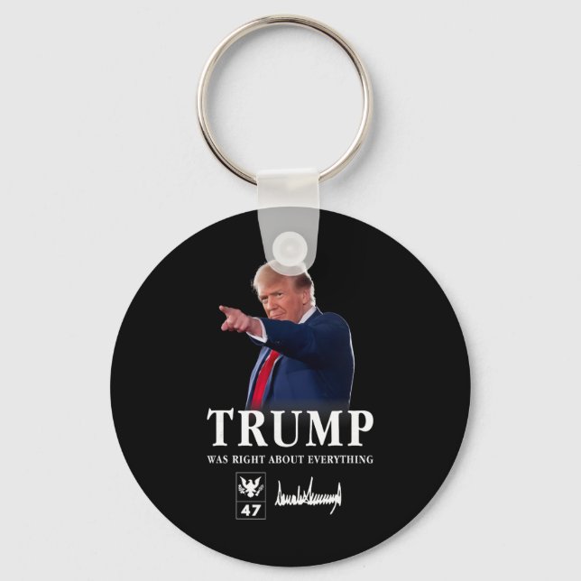 Trump hade rätt om allting _7 nyckelring (Framsida)