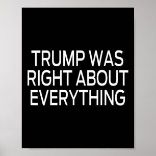 Trump hade rätt om allting 7 poster