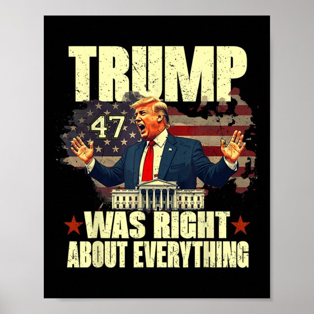 Trump hade rätt om allting  poster (Framsidan)