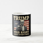 Trump hade rätt om allting USA Amerika Kaffemugg<br><div class="desc">Trump hade rätt om allting USA Amerika</div>