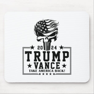 Trump Hair Skull Halloween American Flagga Trump V Musmatta