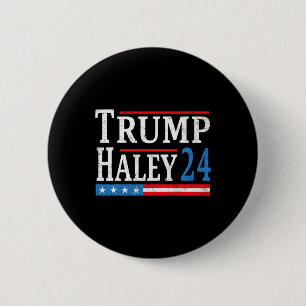 Trump Haley 2024 Presidentval Republikansk Biljett Knapp