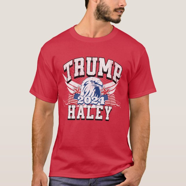 Trump Haley 2024 T-Shirt (Framsida)