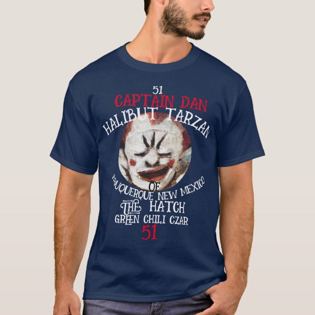 TRUMP HALIBUT TARZAN ENCHILADA JESUS MESSIAS T SHIRT (Framsida)