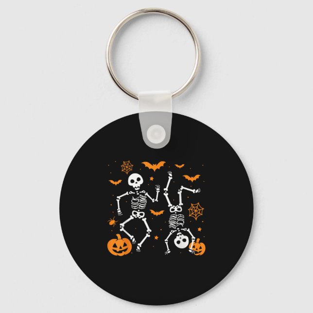Trump Hallloween skelett rolig  Nyckelring (Framsida)