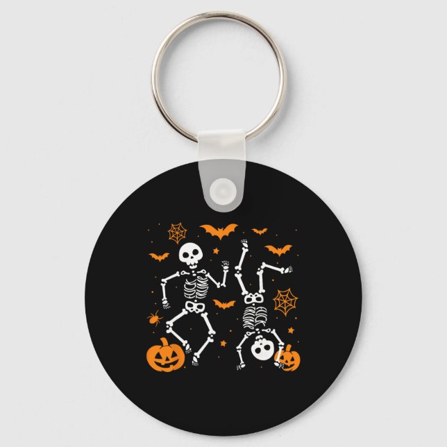 Trump Hallloween skelett rolig  Nyckelring (Framsida)