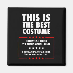 Trump Halloween Costume Magnet