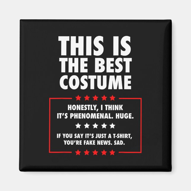 Trump Halloween Costume Magnet (Framsidan)