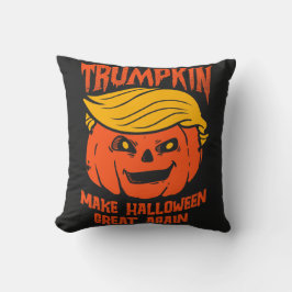 Trump Halloween Pumpkin Kudde