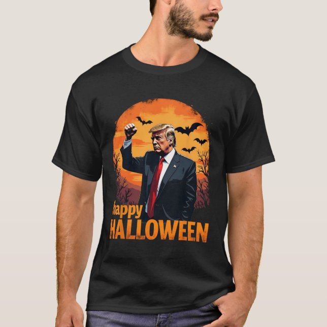 Trump Happy halloween Trump Vance Usa Trump Hallow T Shirt (Framsida)