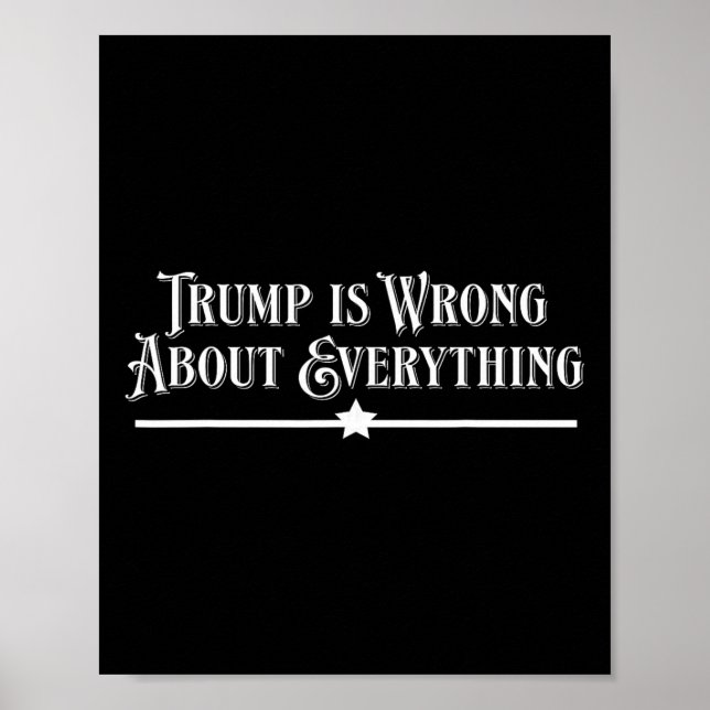 Trump har fel om allting poster (Framsidan)