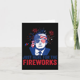 Trump här för Fireworks underbara fjärde av Kort