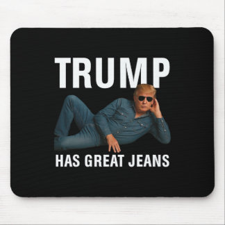 Trump Har Stora Jeans Rolig Grafisk T-Shirt Retro  Musmatta