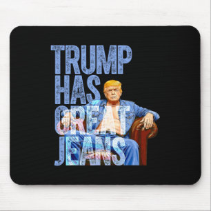 Trump Har Stora Jeans Rolig Politisk Meme Tröja M Musmatta