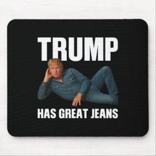 Trump Har Stora Jeans Roligt Meme Uttalande Musmatta