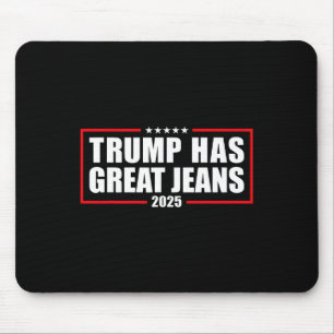 Trump Har Stora Jeans Roligt Retro Denim Meme Poli Musmatta