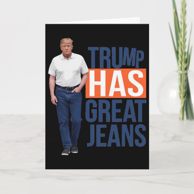 Trump Har Superbra Jeans 2  Kort (Framsida)