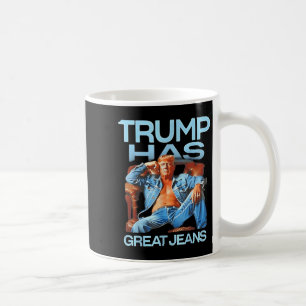 Trump har Underbara jeans-nybörjare Politiskt humo Kaffemugg