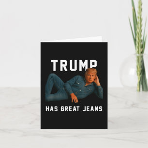 Trump har Underbart Jeans Funny Meme Kort